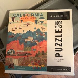 California The Golden State Themed Puzzle - 1000 Pieces
